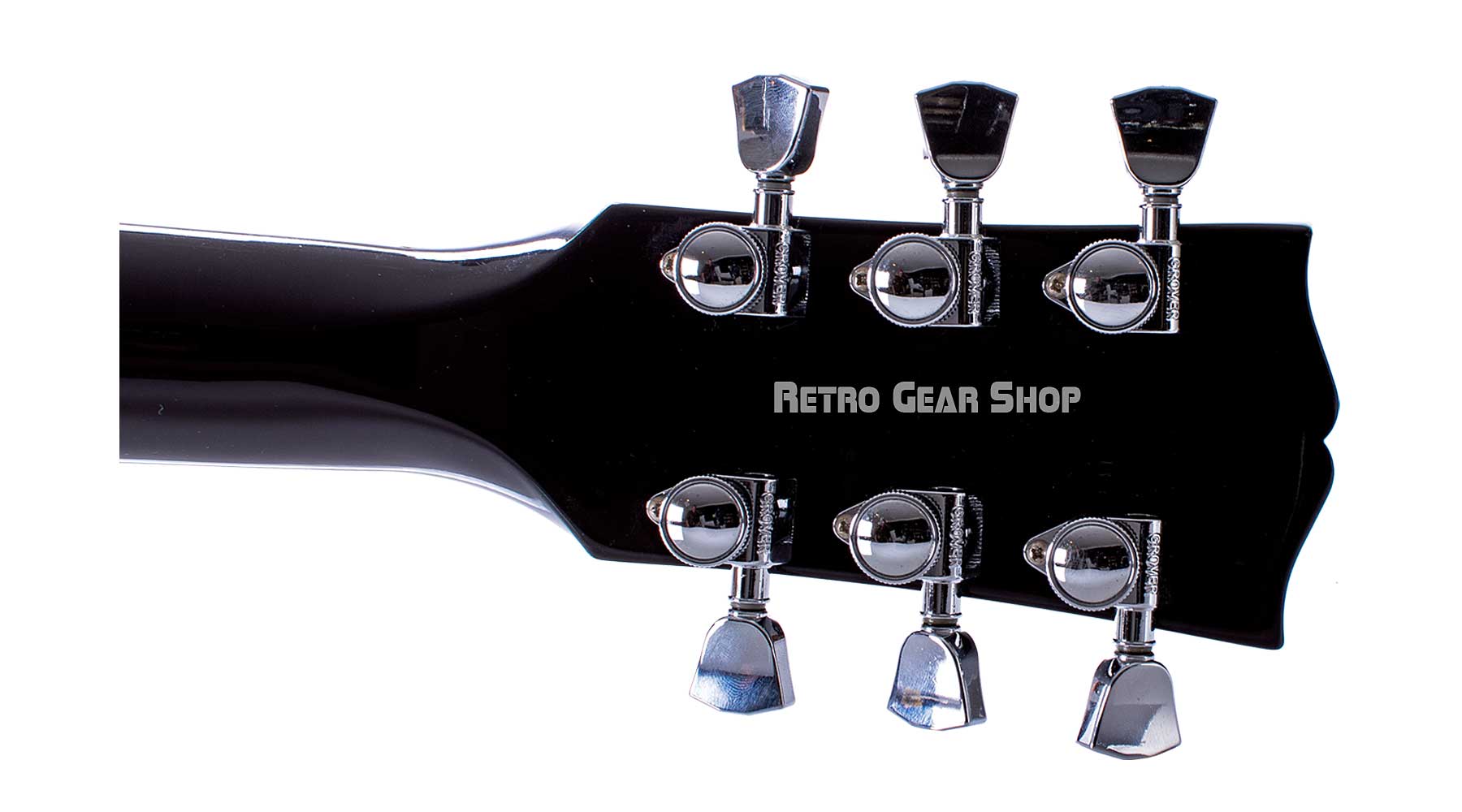 Gibson Les Paul Standard Plus in Desert Burst 2008 Electric Guitar Headstock Rear