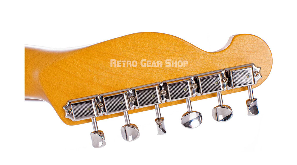 Don Grosh NOS VT Deluxe Mary Kaye Blonde Electric Guitar Headstock Rear