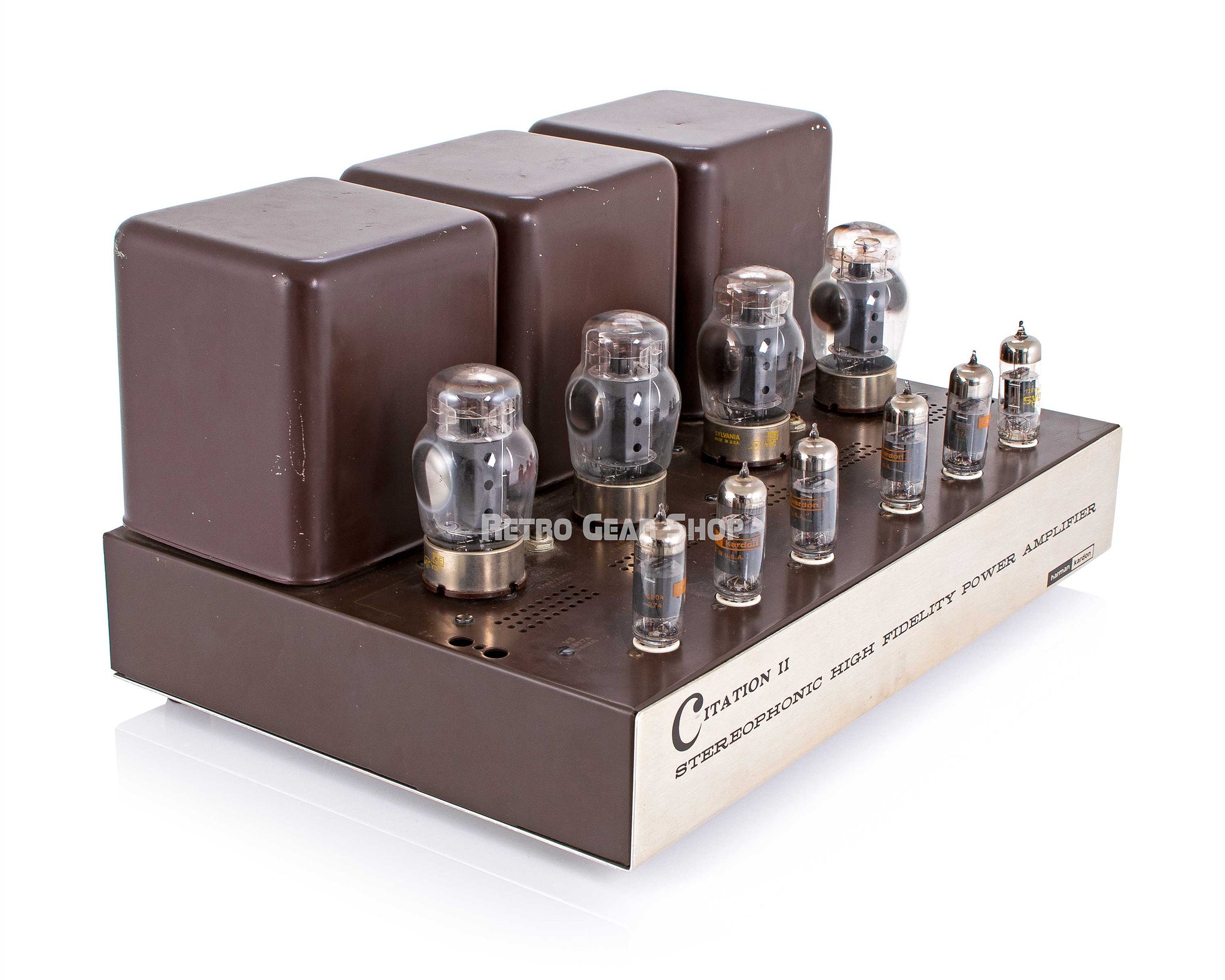 Harman Kardon Citation II Stereophonic High Fidelity Stereo Hifi Power Tube Amplifier Preamp Vintage Rare