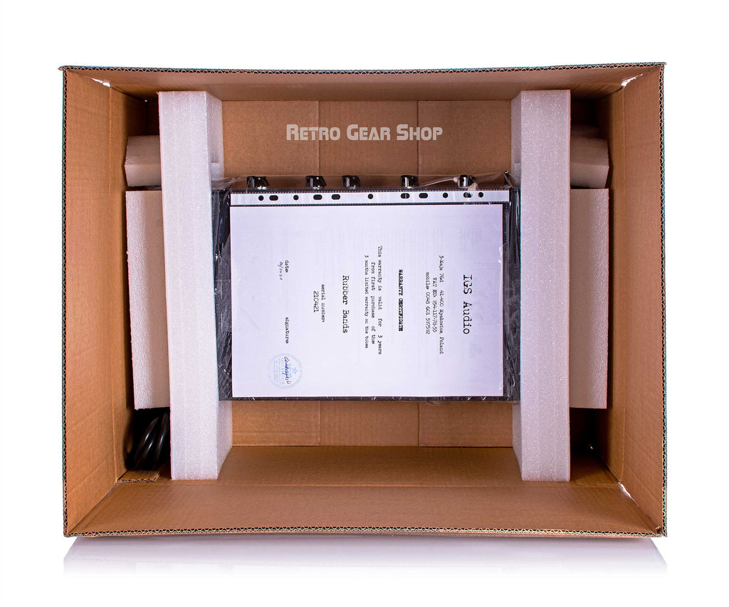 IGS Audio Rubber Bands Box Open