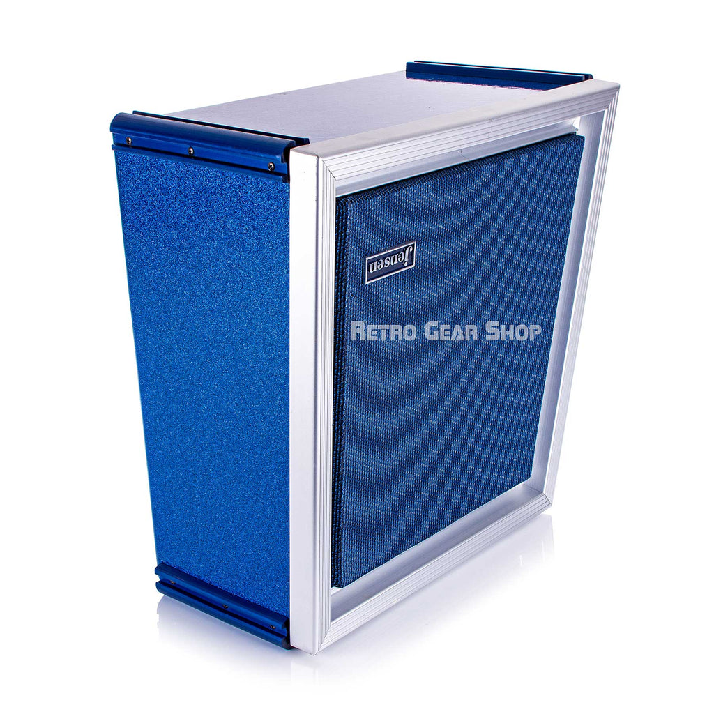 Jensen C12N Vintage Custom 1x12 Cabinet Blue Sparkle Bottom