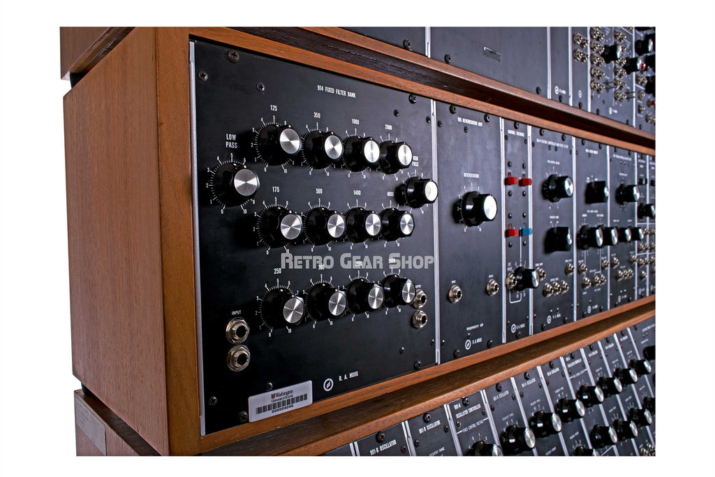 Moog Modular Synthesizer Front Left Detail
