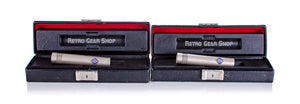 Neumann KM84i Stereo Pair Vintage Cases Open