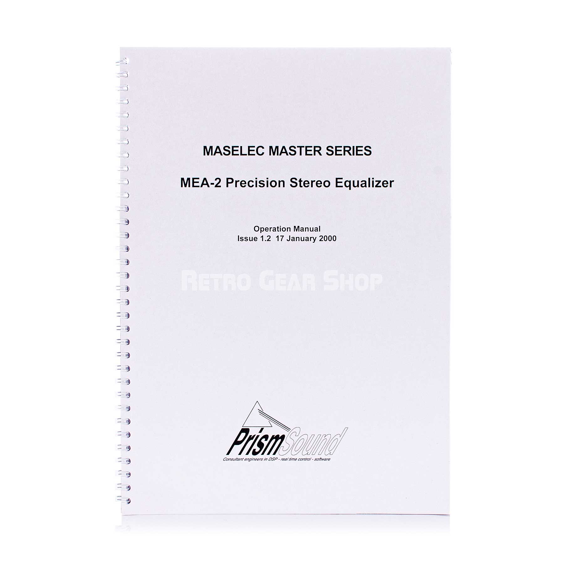 Prism Sound Maselec MEA-2 Manual