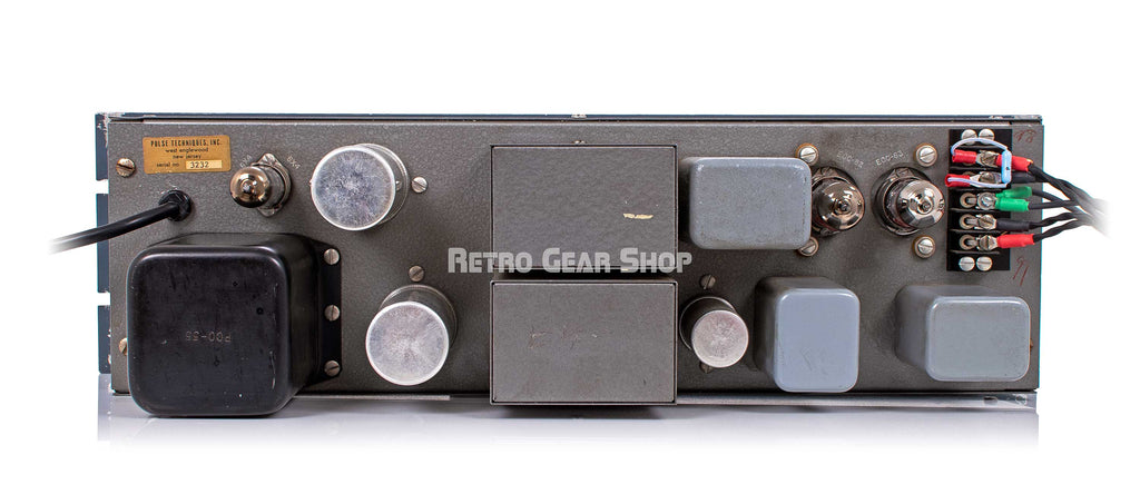 Pultec EQP-1A Sequential Pair Vintage Rear