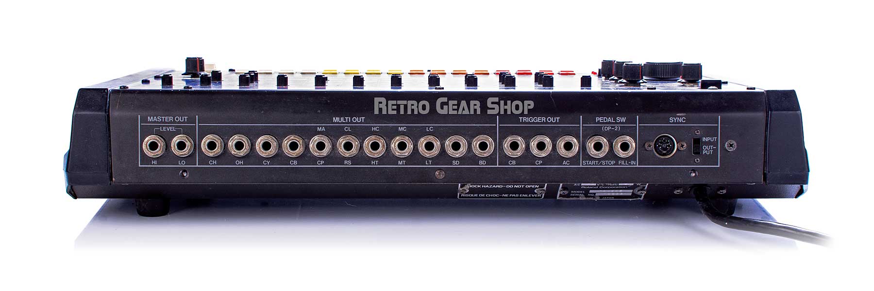 Roland TR-808 Rear