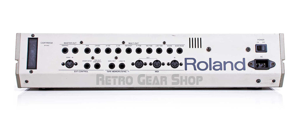 Roland TR-909 Rear