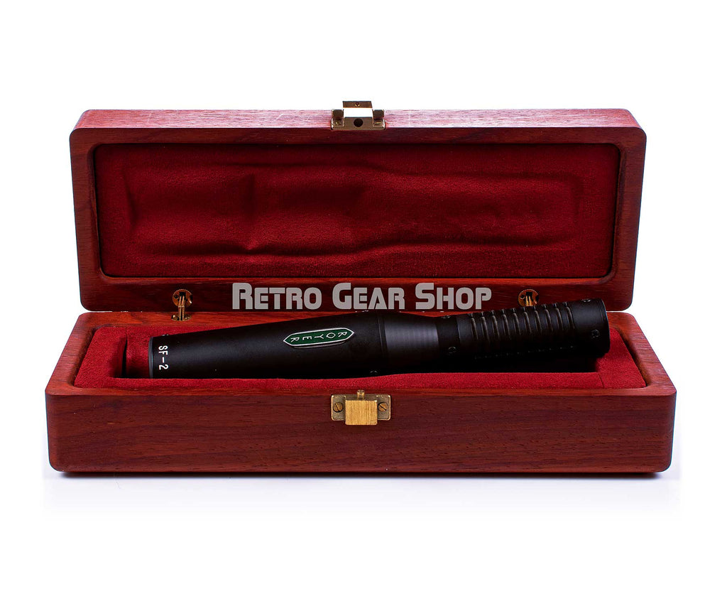 Royer SF-2 Active Ribbon Microphone Upgraded Custom Cocobolo Wood Case