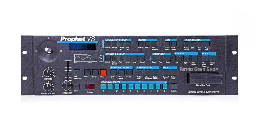 Sequential Circuits Instruments SCI Prophet VS Rack Extras Front