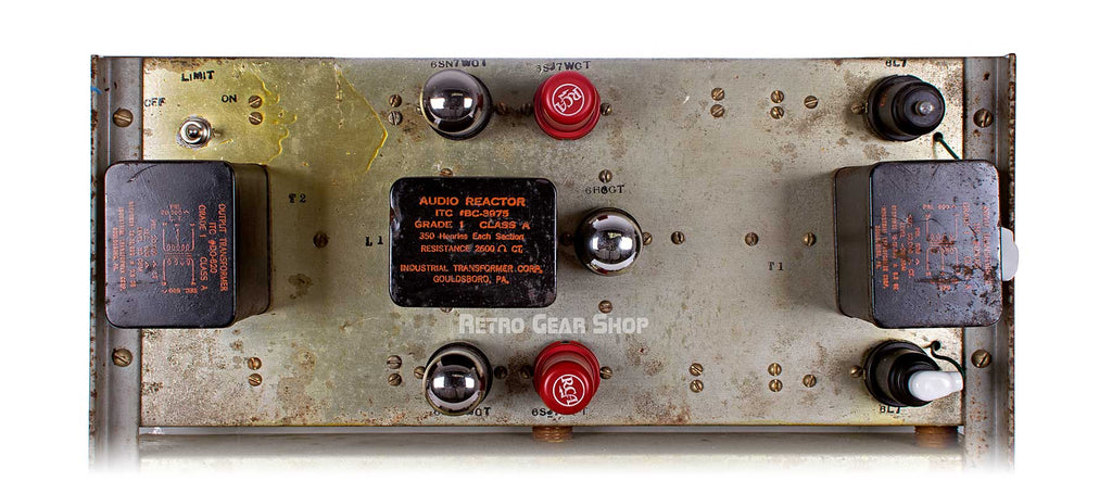 Signal Corps AF Amplifier AM-186A/FR Top Rear