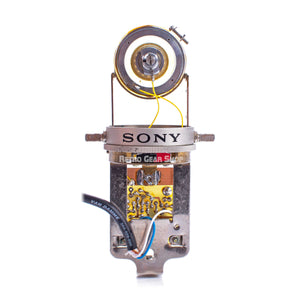 Sony C37 Condenser Microphone Vintage Rare Rens Heijnis Modded Internals Electronics Rear