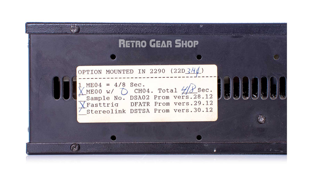 TC Electronic 2290 V29.12 Memory Upgrade