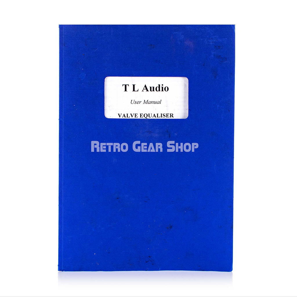 TL Audio Dual Valve Equaliser Original Manual