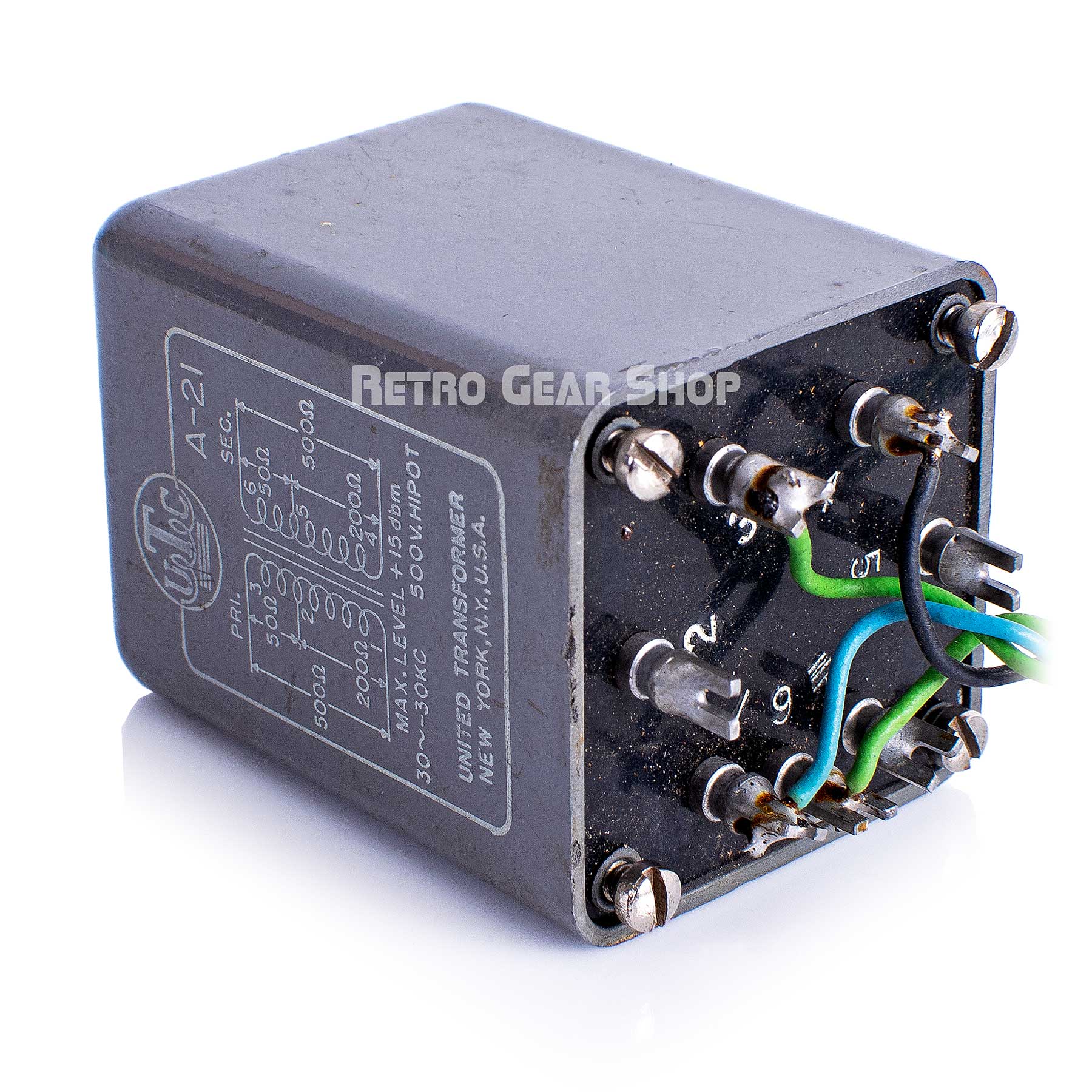 UTC A-21 Rare Vintage United Transformer Corporation A21 Gray