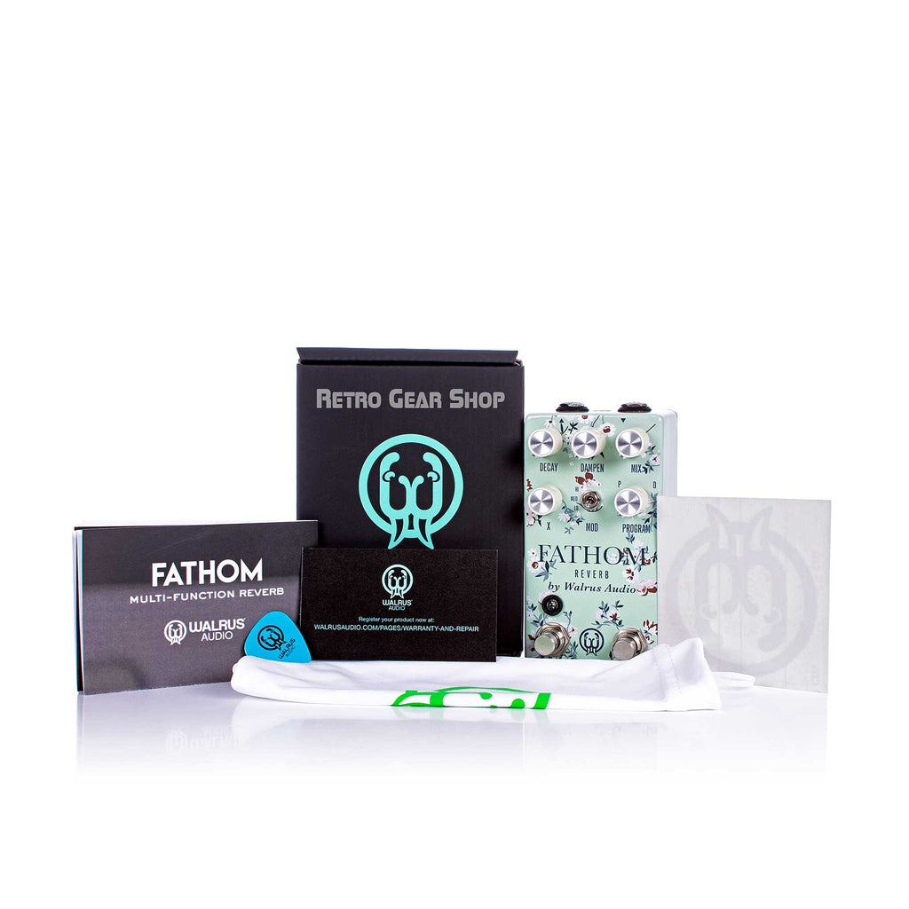 Walrus Audio Fathom Floral Limited Edition Box Manual Extras