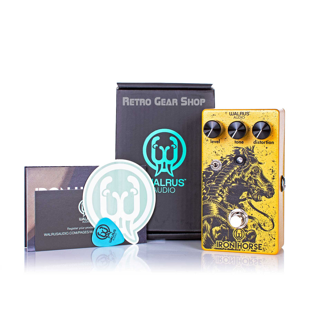 Walrus Audio Iron Horse V2 Box Manual Extras