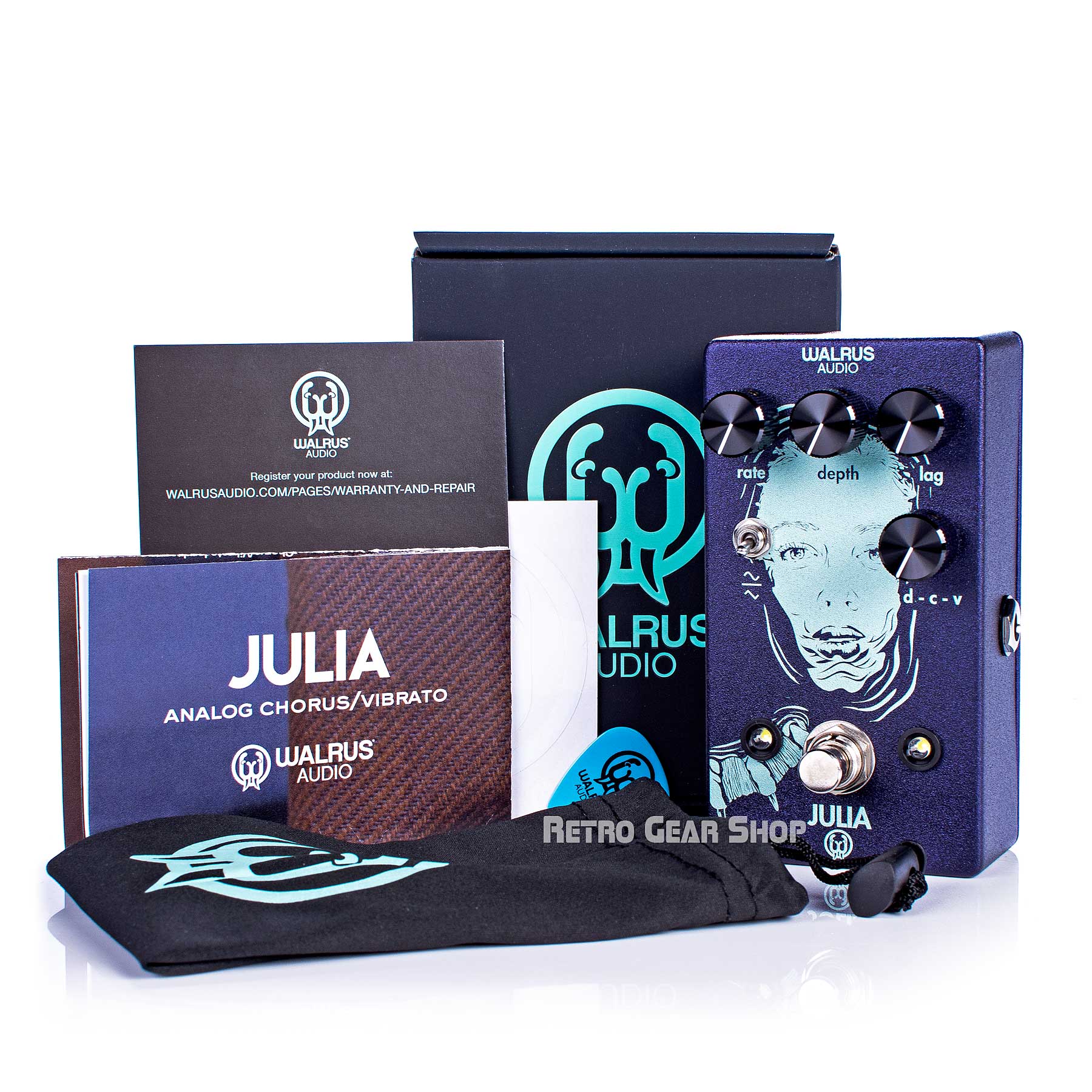 Walrus Audio Julia Analog Chorus/Vibrato Guitar Effect Pedal