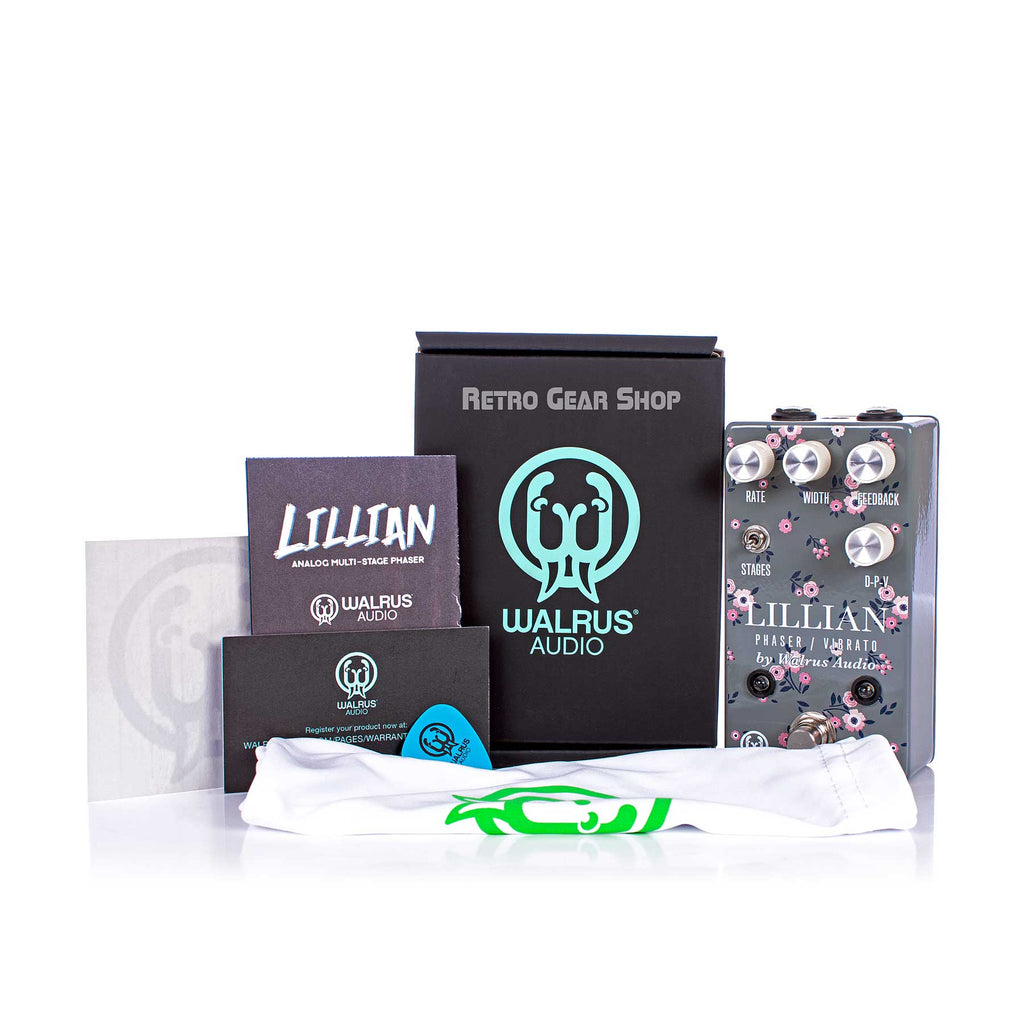 Walrus Audio Lillian Limited Edition Floral Series Box Manual Extras