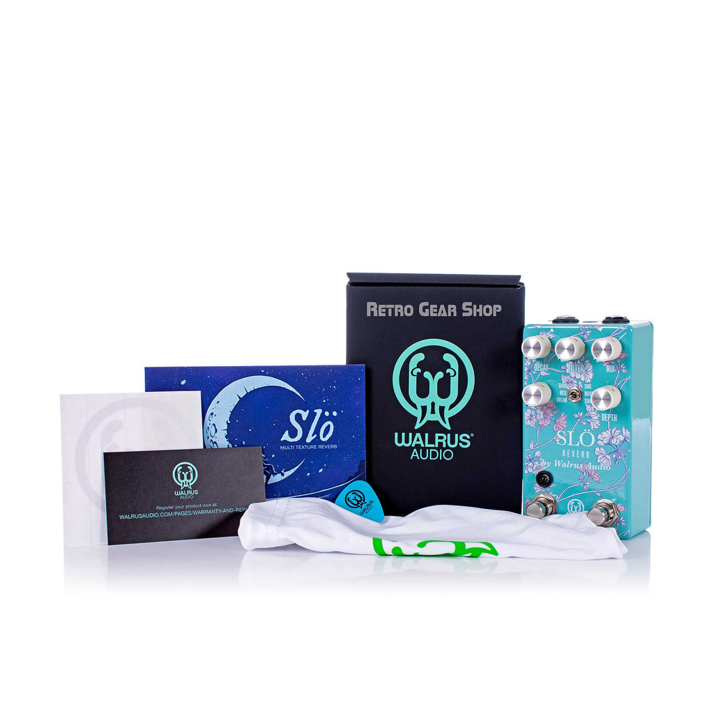 Walrus Audio Slo Floral Limited Edition Box Manual Extras
