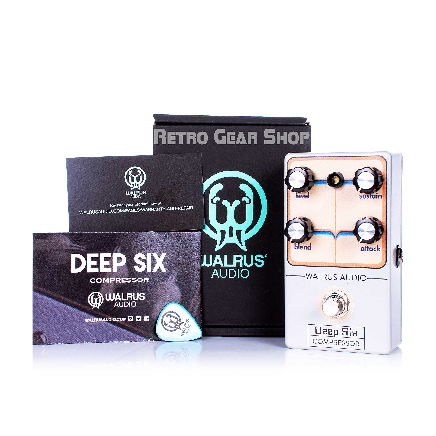 Walrus Audio Deep Six Compressor Sustain Custom Retro Limited