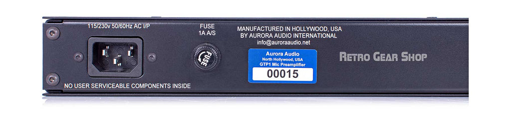Aurora Audio GTP-1 Rear Left Detail