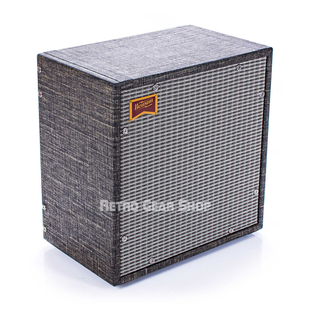 Benson Amps Vinny 1x10 Cabinet Night Moves Silver Grill Top Left