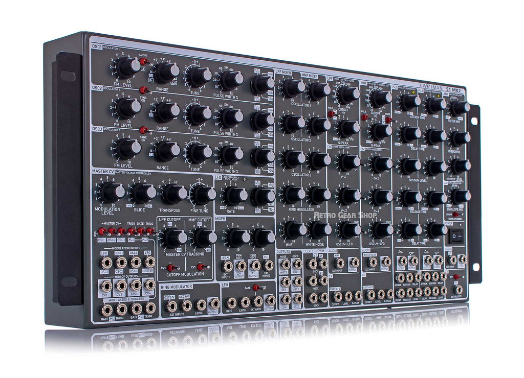 Cwejman S1 MK2 Semi-Modular Monophonic Analog Synthesizer Grey