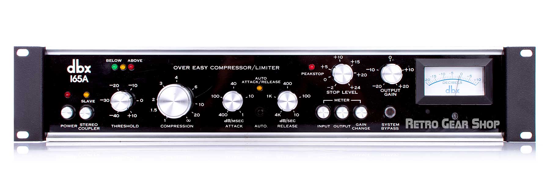 dbx 165A Over Easy Compressor / Limiter Sequential Stereo Pair