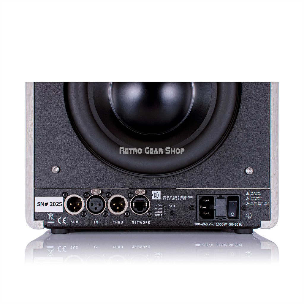 Dutch and Dutch 8C Black White Rear Detail