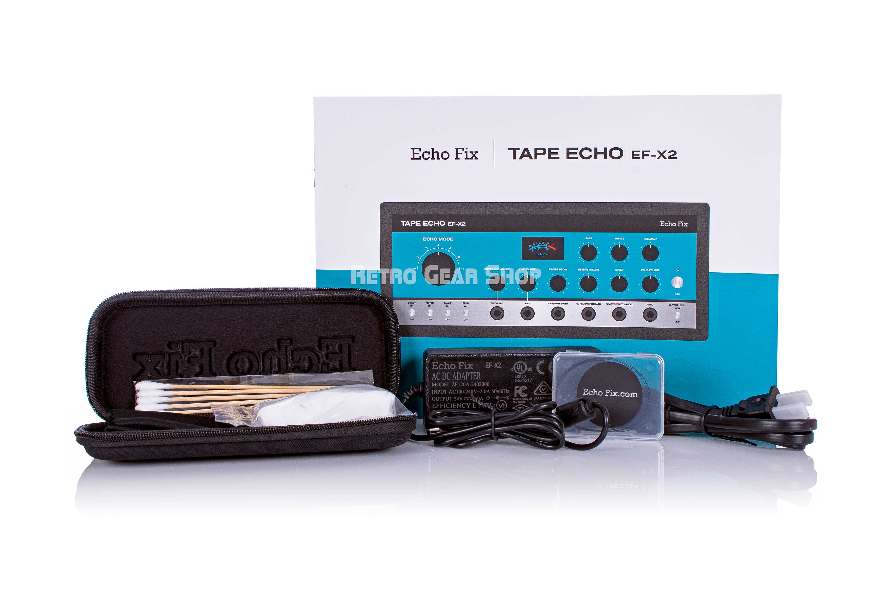 Echo Fix EF-X2 Tape Echo Delay Spring Reverb Gold– Retro Gear Shop