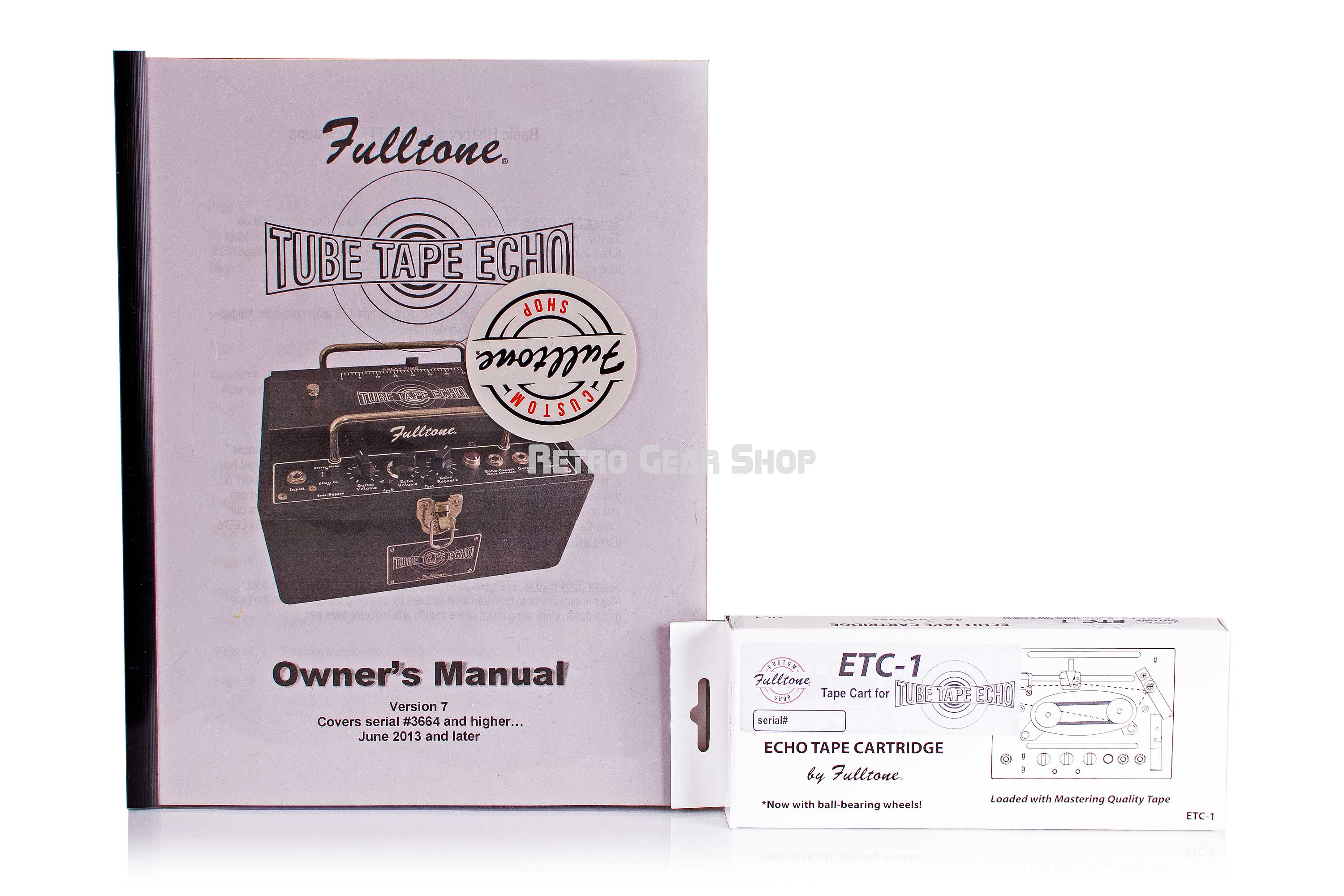 Fulltone Tube Tape Echo Delay Custom Shop Guitar Effect Pedal