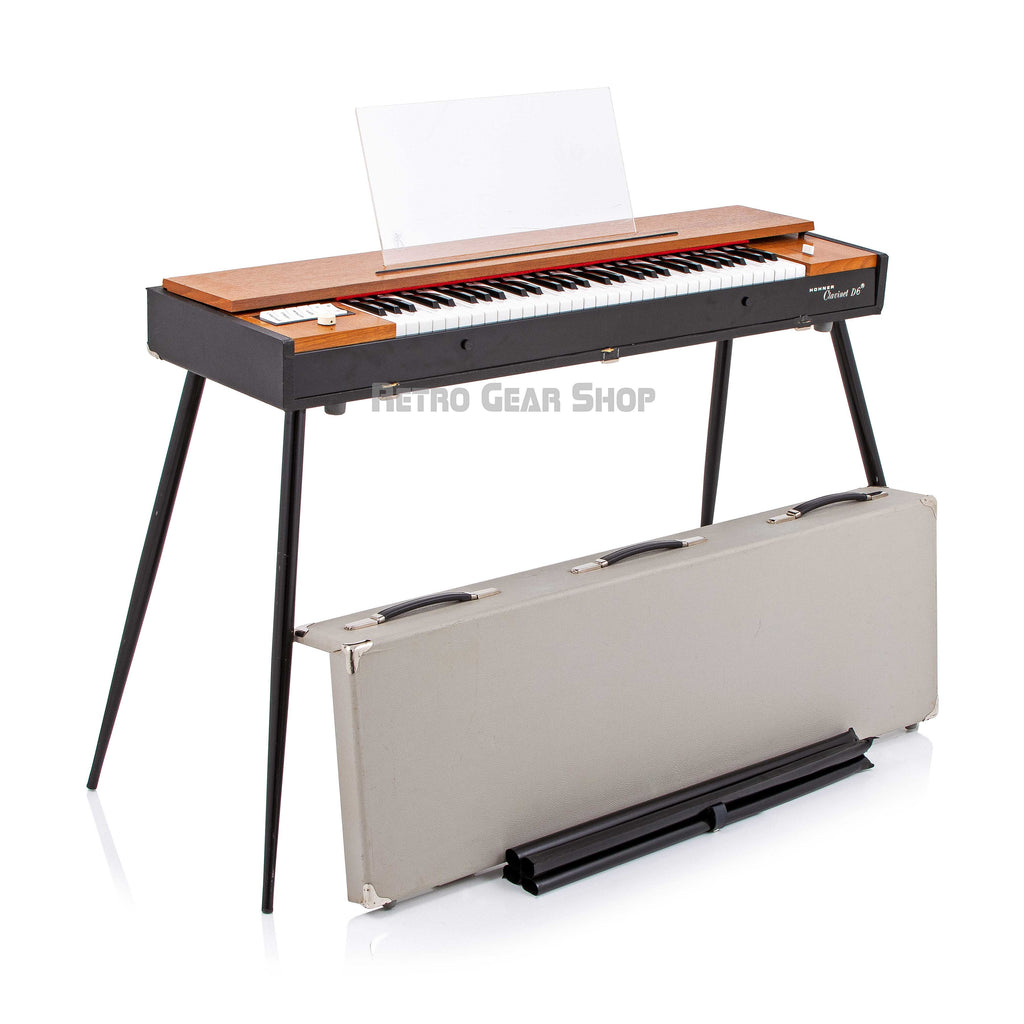 Hohner Clavinet D6 Lid Legs Electric Clavichord Keyboard Vintage Rare