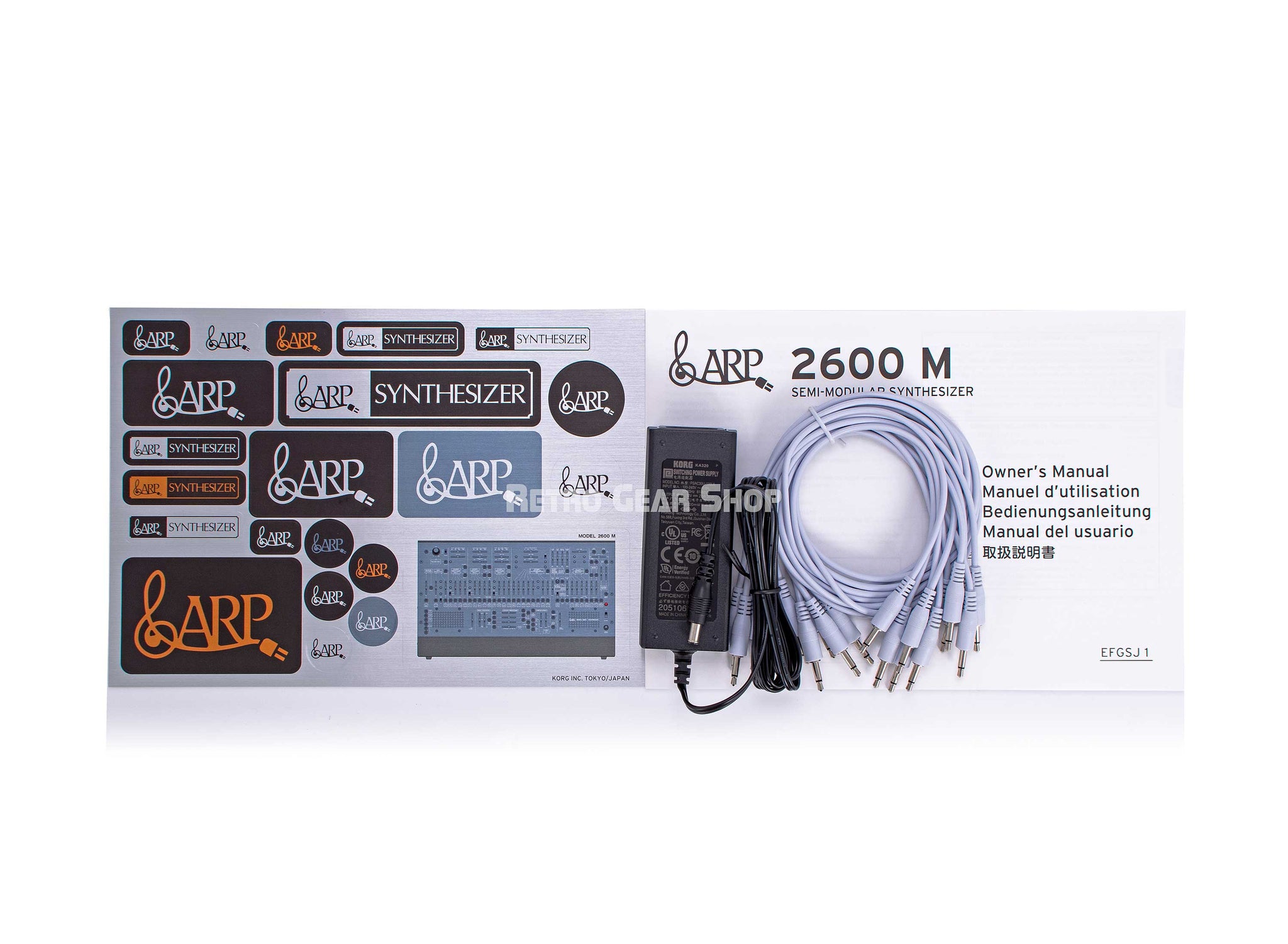 Korg ARP 2600M Limited Edition Manual Extras