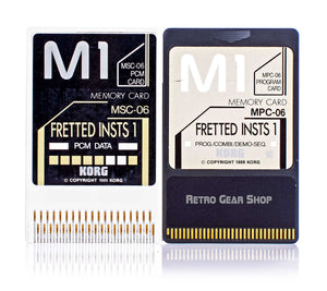Korg M1 Music Workstation MSC-06 PCM Cards Fretted Insts Front