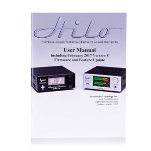 Lynx Hilo Reference A/D D/A Converter SystemManual