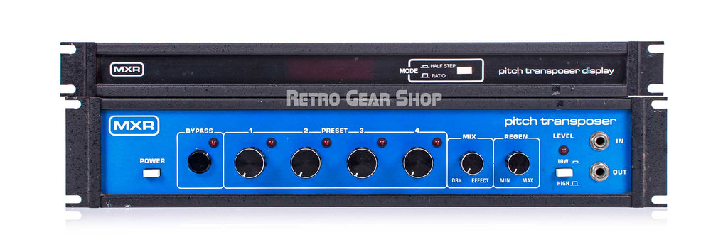 MXR Model 129 Analog Pitch Transposer Shifter Display Vintage Rare