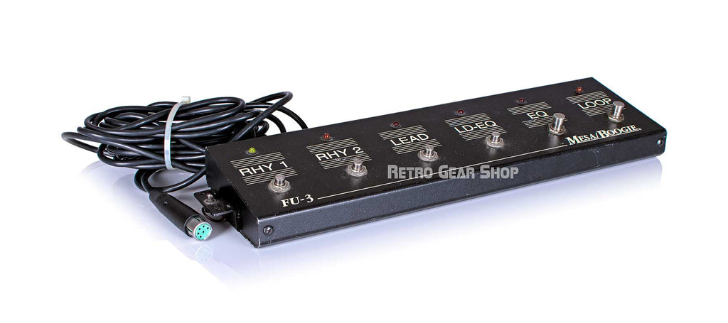 Mesa Boogie Quad Preamp FU-3 Footswitch Front Left