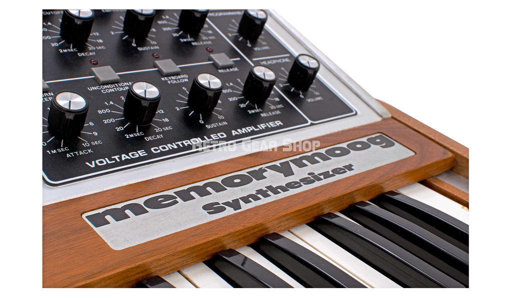 Moog Memorymoog Detail