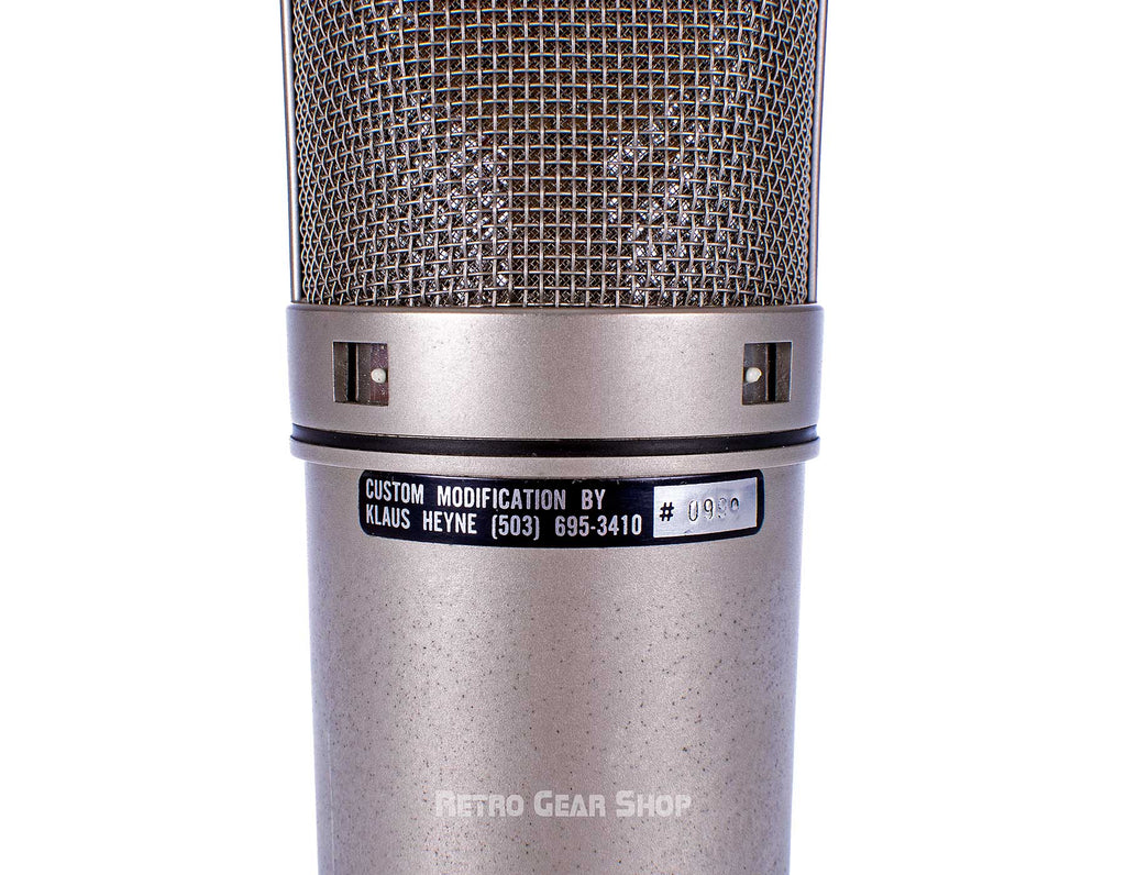 Neumann U87 Vintage Rare Klaus Heyne Modded