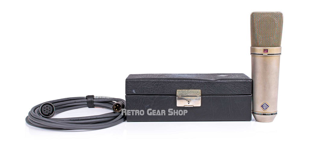 Neumann U87 Large Diaphragm Multipattern Condenser Microphone Vintage Rare