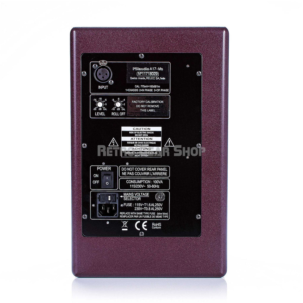 PSI Audio A17-M Rear