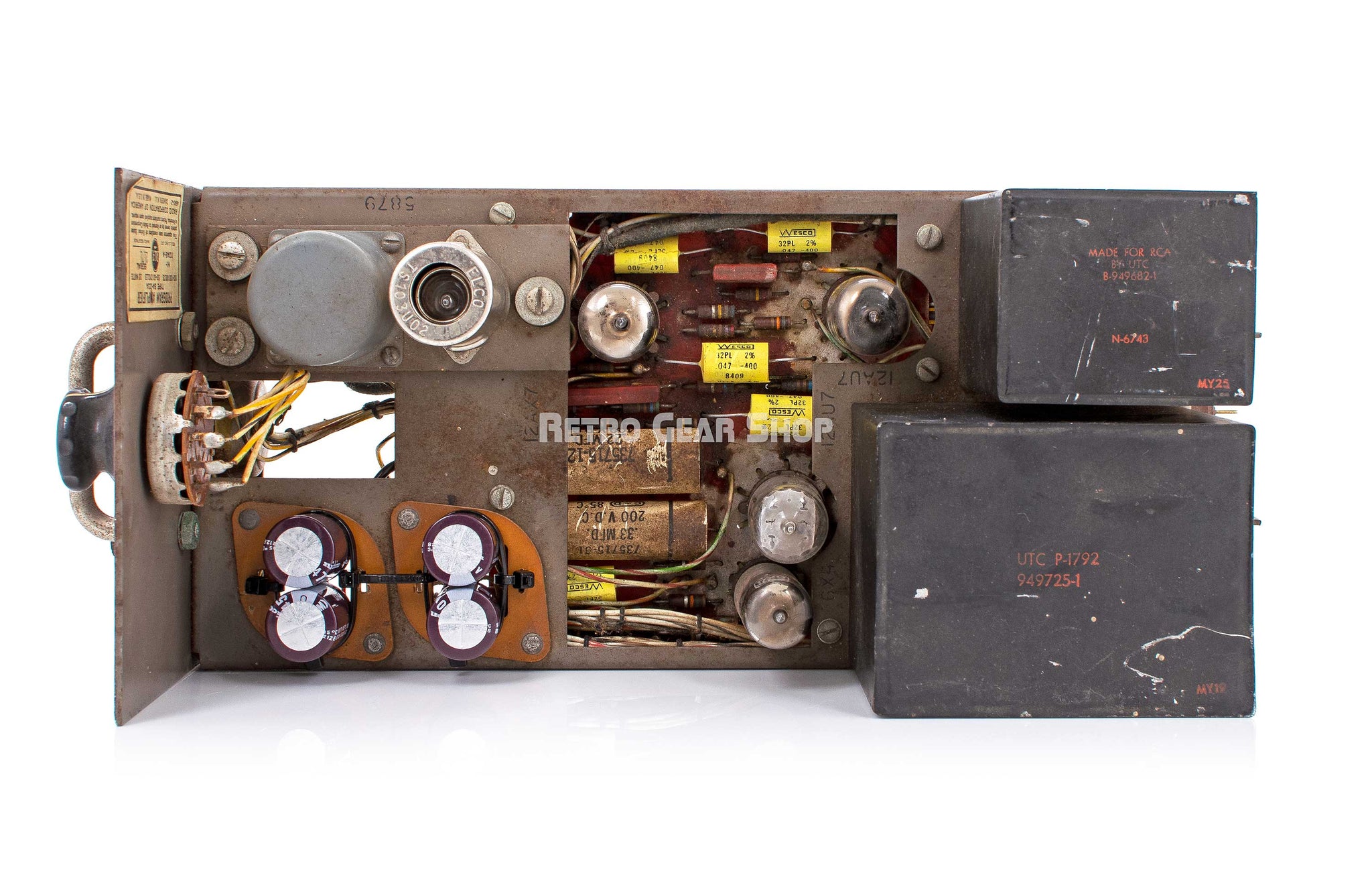 Program Amplifier RCA BA-23A Program Amplifier Mic Preamp Set Serviced Vintage Rare ...