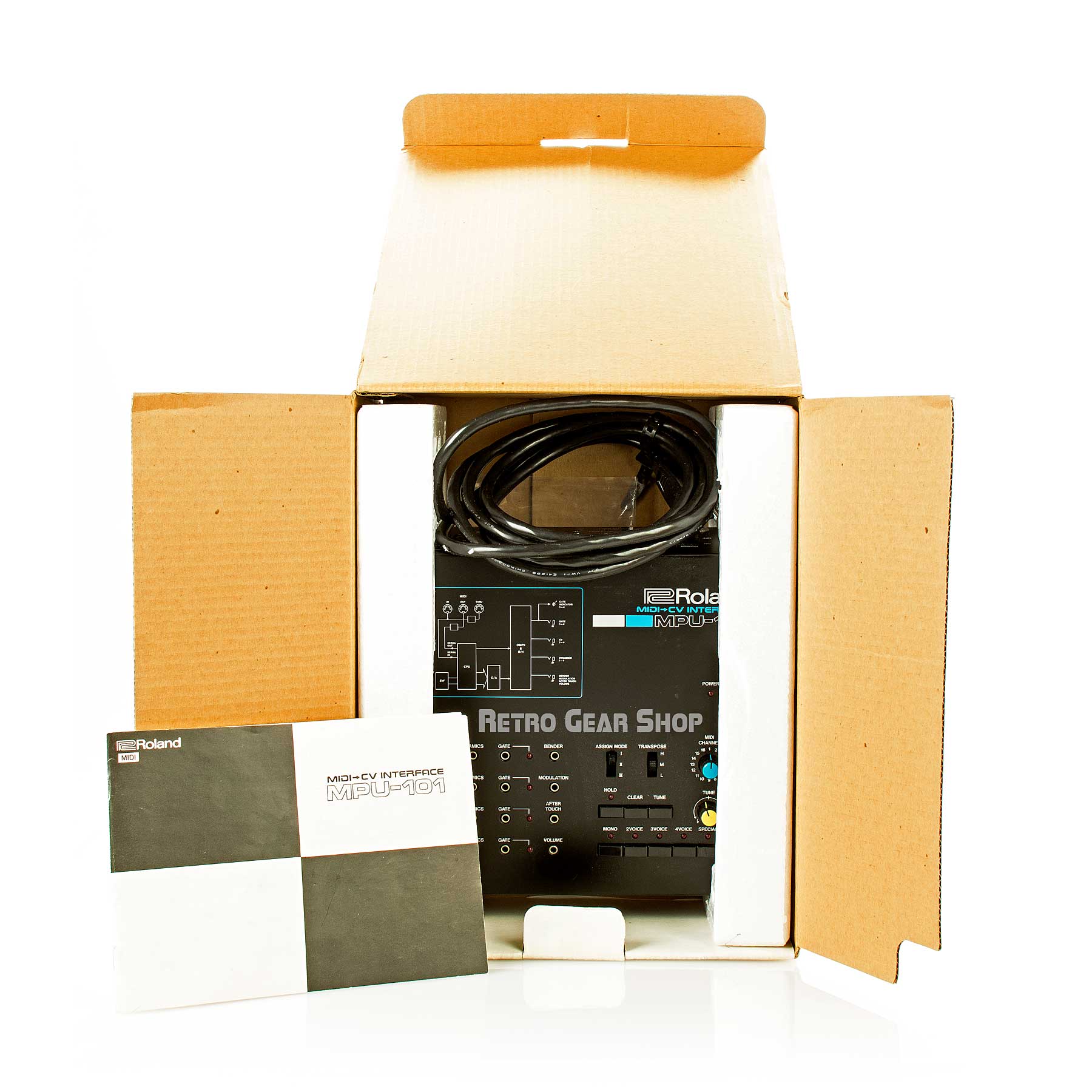 Roland MPU-101 Midi-CV Interface Box Packaging Manual