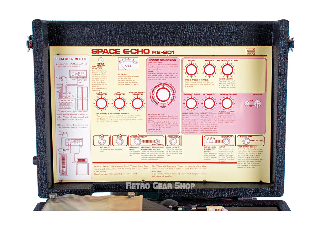 Roland RE-201 Lid Graphic