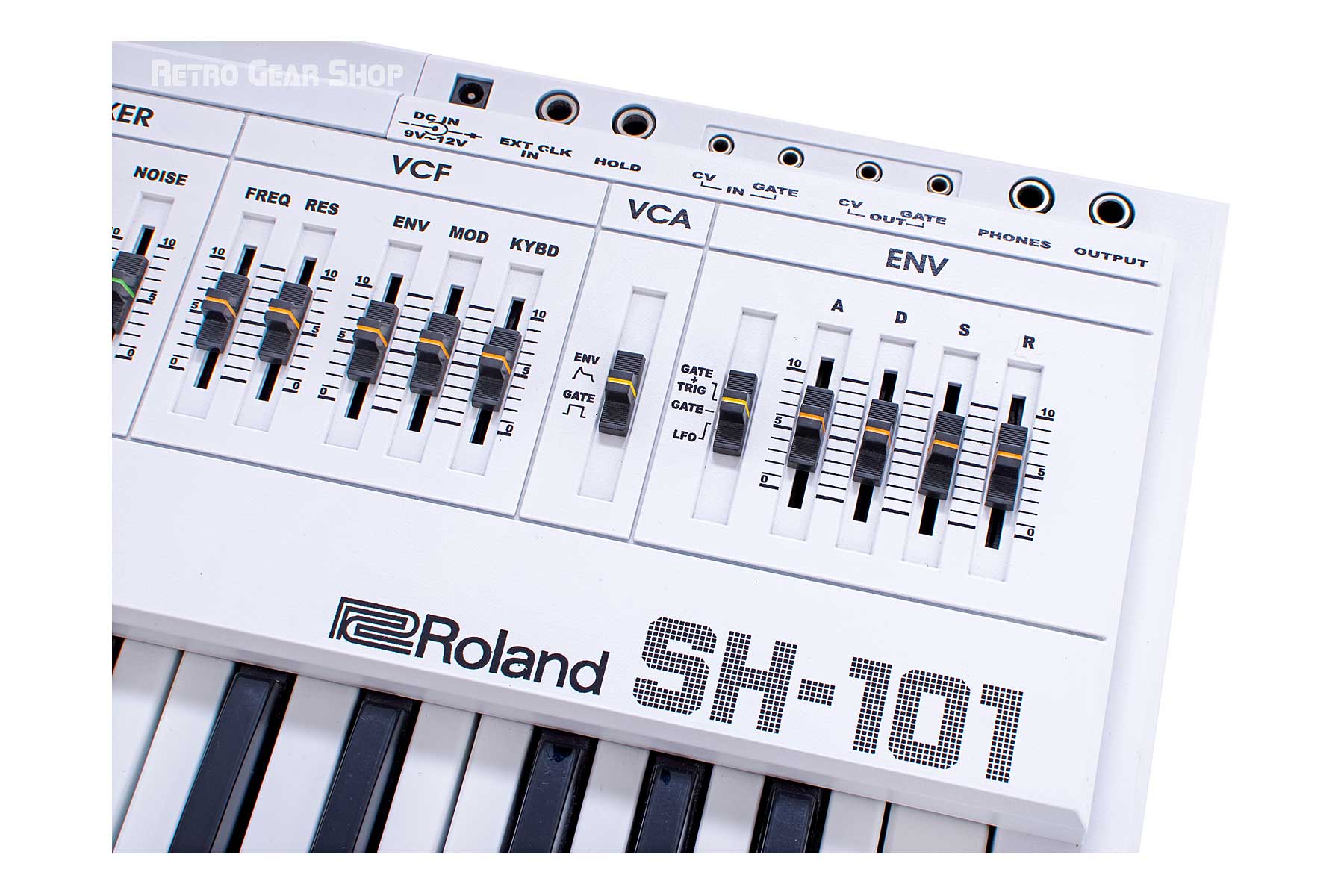 Roland SH-101 Custom White Vintage Rare Synth