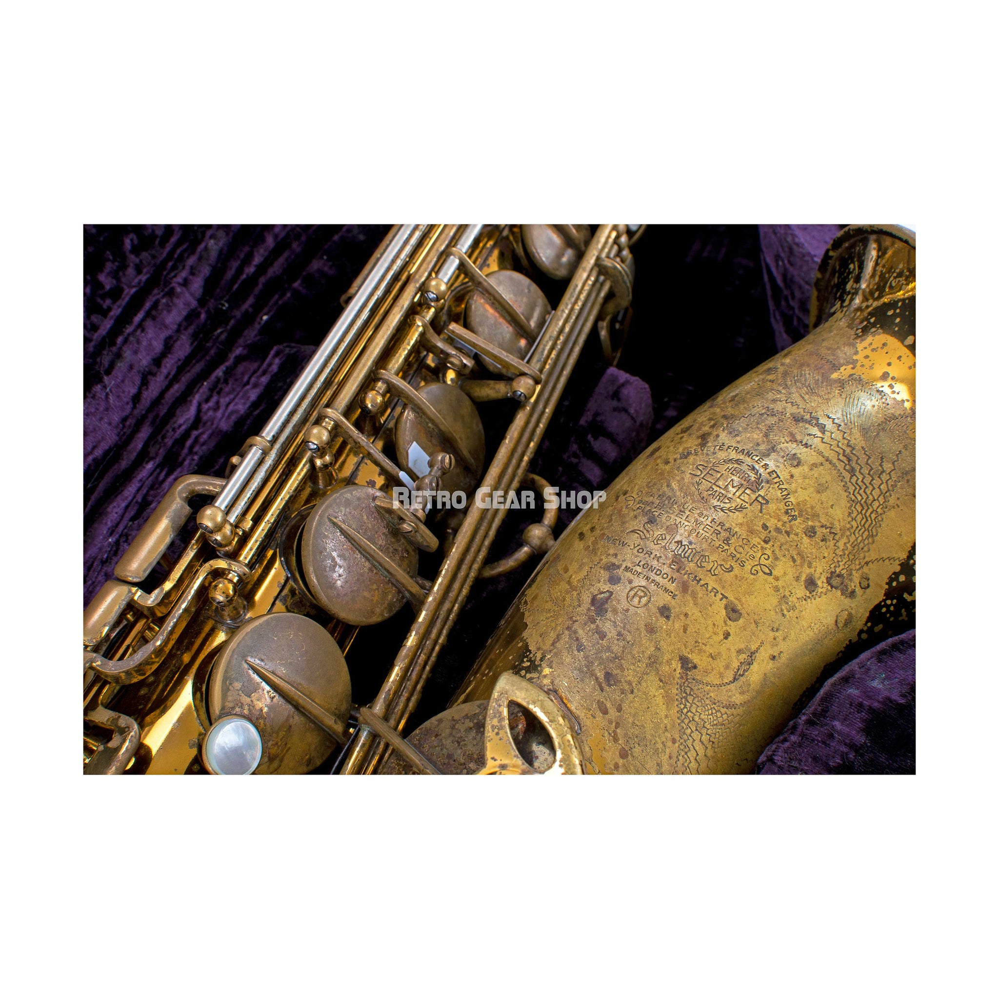 Selmer Mark VI Tenor Saxophone 1956 Stamp