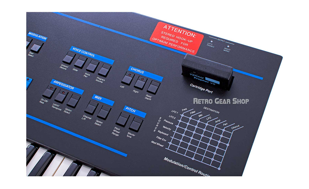 Sequential Circuits Prophet VS Keyboard Rare Vintage Analog Digital Synthesizer SCI Modulation Matrix