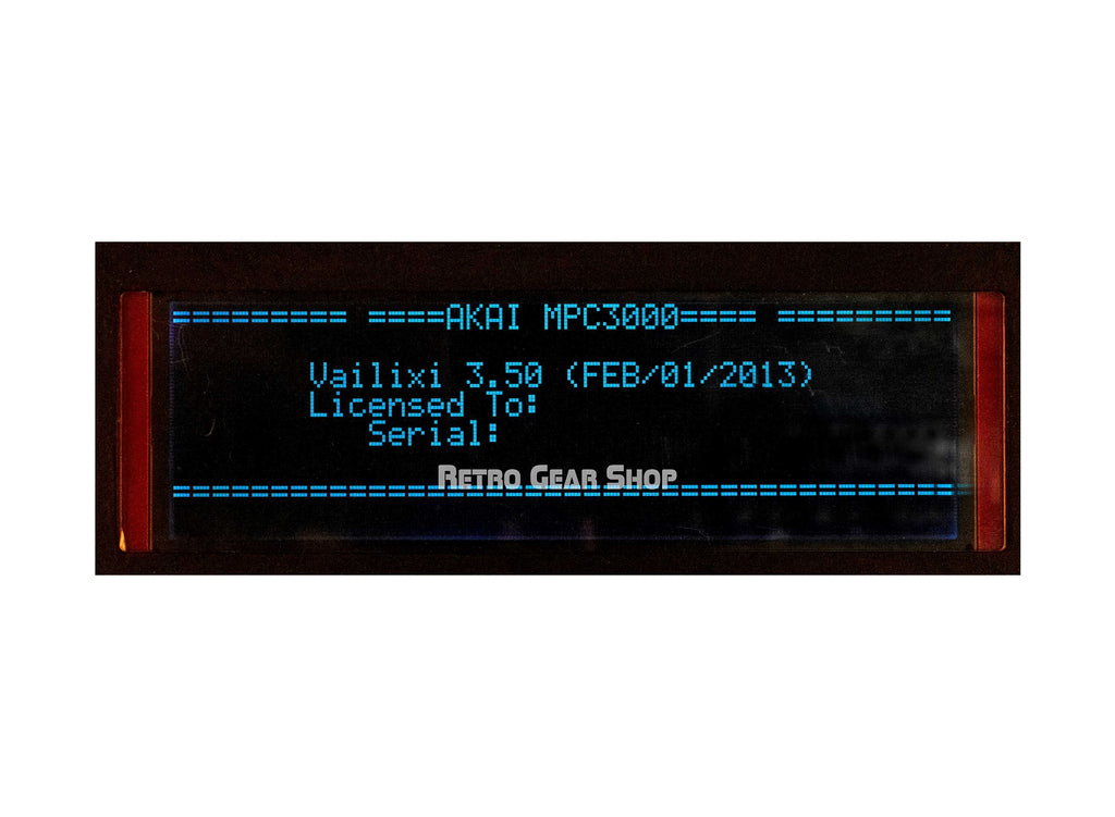 Akai MPC3000 LE Limited Edition Upgraded Screen