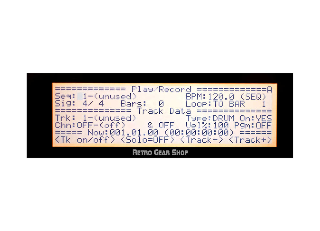 Akai MPC-60 Mk1 Screen OS