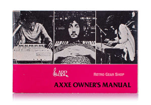 Arp Axxe MKII Rare Vintage Analog Synthesizer + Manual